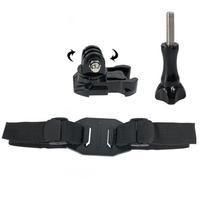 Vented Helmet Strap Mount for GoPro Hero 11 11 11 11 9 8 DJI Osmo Action 1 Pro 1 1 Insta161 X1 X1 Adjustable Bike Helmet Mount Cycling