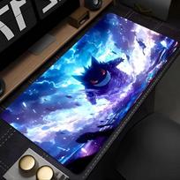 XXL Gengar Gaming Mouse Pad Large Keyboard Mat for PC Anime Gamer Desk Carpet Game Accessories Table Slipmat Computer 800x300x2mm
