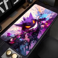 XXL Gengar Gaming Mouse Pad Large Keyboard Mat for PC Anime Gamer Desk Carpet Game Accessories Table Slipmat Computer 400X800X2MM
