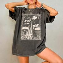 Vintage Dragon Shirt Dragon T-Shirt Dark Medieval Shirt L black