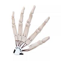 Scarry Fake Fingers 3D Articulated Finger Halloween Extensions Flexible Finger  Gifts White Left Hand white