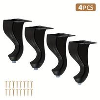 Retro-Style Furniture Legs 14.5 cm / 5.71 , for Sofas, Chairs & Cabinets (Set of 4)