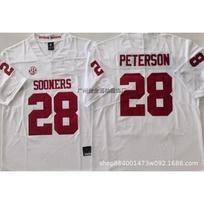 Oklahoma Sooners College Football Jersey Mens Cotton Blend Embroidered Team Sports Uniform Rugby Outdoor Activities XXXL