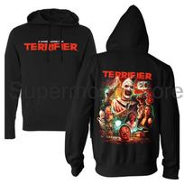 Terrifier Filmo Gobtuvas Unisex Ilgomis Rankovėmis Gatvės Stiliaus Moterims Vyrams Gobtuvas Megztiniai 3D Drabužiai 6XL black