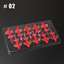 Soft TPE Fork Tail Swimbait Floating Jerkbait Fishing Bait Kit Soft Lure  Perch Fishing rožinė