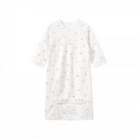 Baby Sleep Gown Cotton A-Class Long Sleeve Sleepsack Toddler 1-3 Years 73 white