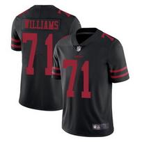 San Francisco 49ers 7 Williams Mens Football Jersey Black Size S-3XL 2XL
