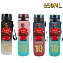 650ml Futbolo Žvaigždės Vandens Puodelis Lamine Yamal Nešiojamas Lauko Didelės Talpos Sporto Treniruotės Atverčiamas Dangtelis Gėrimo Buteliukas Gerbėjų Dovanos 6 7