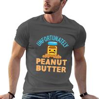 Unfortunately Peanut Butter Helaas Pindakaas TShirt Fitness Training Breathable Tee 4XL black