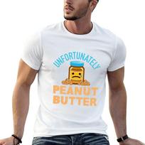 Unfortunately Peanut Butter Helaas Pindakaas TShirt Fitness Training Breathable Tee 2XL white