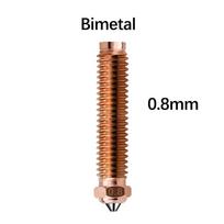 Hardened Steel Copper Alloy Nozzle for ELEGOO OrangeStorm Giga Hotend 300℃ Printing 3D Printer Accessories Super Wear-Resistance 2 pcs
