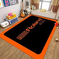 Vintage Jazz Drum Rug Soundproof Mat For Electronic Bass Snare Drums Non Slip Sound Absorbing Floor Carpet 80cmX120cm
