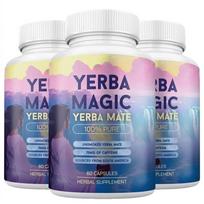 Natural Unsmoked Yerba Mate Herbal Supplement - 60 Caps 3pack