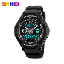 SKMEI 0931 Kids Shockproof Waterproof Watch for Men Digital Boy Sport Children Electronic Wristwatches Clock 1060 Reloj Niñas black