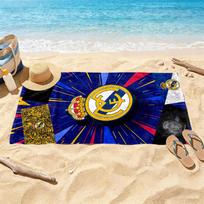 Real Madrid Beach Towel Super Soft Microfiber Quickdry Fabric Comfortable Lightweight 80cmx160cm(31x63inch)