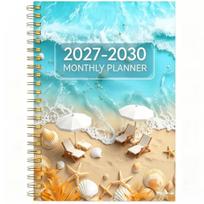 2027-2030 Monthly Planner Notebook, Spiral Bound Monthly Organizer