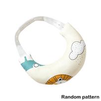Cotton Baby Neck Support Pillow Curved Design Removable Pillowcase Infant Head Positioning Cushion Soft Touch Adjustable
