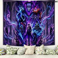 Solo leveling Igris Sieninė gobeleno estetika Sieninė kabinama spausdinta audinio antklodė Dekoratyviniai gobelenai miegamojo svetainės namų dekoravimui 150cm x 200cm