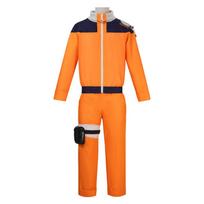 Cosplay two-dimensional cosplay anime swirl Naruto full set of clothes accessories juvenile set halloween clothes XXXL orange