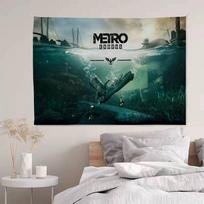 Video Game Metro Exodus Chart Tapestry For Living Room Home Dorm Decor Art Home Decor 150x100cm(60x40in)