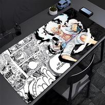 One Piece Luffy Gear Manga Panel Collage Anime Gaming Mouse Pad Extended Large NonSlip AntiDirt Desk Mat 40x80x0.2cm