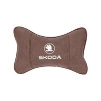 Car Headrest Memory Foam Neck Pillow Auto Accessories For Skoda Yeti Kamiq Kodiaq Karoq Octavia QO8 Fabia Rapid Mk3 Superb Derivati