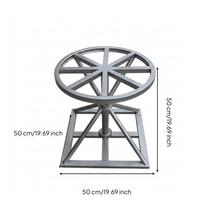 Spray Painting Table Degree Rotation Rotating Worktable Steel Turntable with gray