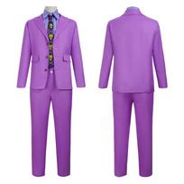 JOJO The Wonderful Adventure of the Immortal Diamond cos Fuku Yoshikage anime-style clothing cosplay Clothes L purple