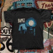 Elliott Smith Moon City T-shirt | Indie Rock Band Tee 3XL gray