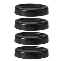 Washing Machine Foot Pad Vibration Reduction Anti Slip Noise Cancelling Washer and Dryer Support for Cabinet Fridge black