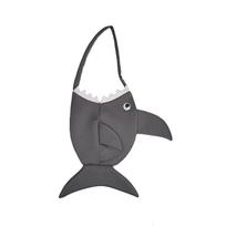 Eraspooky 1-6T Gray Shark Cosplay Hoodie Halloween Costume For Boy Toddler Christmas Fancy Dress Girl Sharks Candy Bag One Size gray
