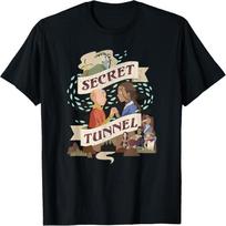 Avatar The Last Airbender Aang & Katara Secret Tunnel T-Shirt M beige