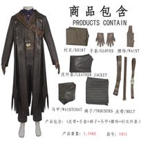 Cosplay American drama Fallout cos suit Fallout Ghoul horror suit cosplay costume S gray
