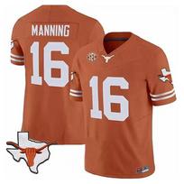 Texas Longhorns 16 Manning Football Jersey - Mens Athletic Sportswear M