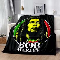 Reggae Rock Music Bob Marley Super Soft Throws Blanket,Warm Cozy Blanket for Bed,Couch,Sofa,Bedroom,Living Room,Travel,Camping 100cmx150cm
