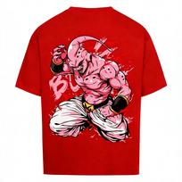 Dragon Ball Majin Buu T-Shirt 2026 Summer Oversized Cotton Anime Graphic Print Sports Casual Outdoor Gym Daily Wear Y2k Top Unisex M pink