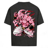 Dragon Ball Majin Buu T-Shirt 2026 Summer Oversized Cotton Anime Graphic Print Sports Casual Outdoor Gym Daily Wear Y2k Top Unisex S pink