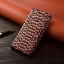 Luxury Boa Skin Genuine Leather Case for Samsung Galaxy S8 S9 S10 S20 S21 FE S22 S23 S24 S25 Plus Lite Ultra 5G Wallet Cover Samsung S26plus violetinė