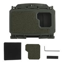 2-os kartos MOLLE taktinis telefono dėklas Universalus laikiklis Dėklas Žemėlapiui Navigacijai Airsoft medžioklės liemenė Plokštelių nešioklis GB-90 OD