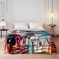 Grand Theft Auto VI Game Artwork Blanket Flannel blanket for bedroom, living room, sofa, and nap sofas. 130x150cm(51*59in)