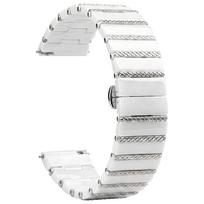 18/20/22mm Universalūs dirželiai Keraminė apyrankė Garmin 265S Venu 4 3S Suunto Vertical 2 Apyrankė Huawei Ultimate GT 6 Runner 2 22mm white
