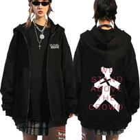 Rock Band Three Days Grace We Stand Above The Crowd Zipper Hoodie Men Women Oversized Zip Up Hoodies Male Fashion Jacket Coat M black