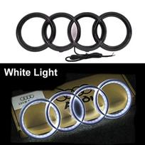 LED Car Dynamic Streamer Badge Light Front Grille Emblem for S Q7 Q8 S3 A1 A2 A3 A4 A5 A6 Q3 Q4 Q5 Q6 S5 S7 A7 Q2 Accessories 285mm
