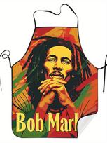 Rock Music Music Apron Cook Restaurant Printed 38x47cm black
