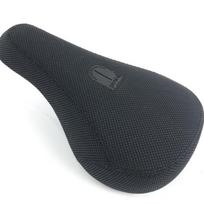 BMX Bike Seat Pivotal Saddle Dirt Jump Street Leather Black M juoda