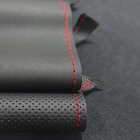 Car Steering Cover For Volkswagen Golf 5 Mk5 GTI VW Golf 5 R32 Passat R GT 2005 UV Protection Anti-Aging Carbon Fiber Leather gray