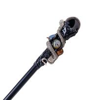 Handcrafted Crystal Magic Wand Witch Natural Crystal Ball Scepter Magic Cane  Home Decor Style 2