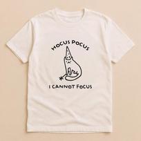 Hocus Pocus Aš Negaliu Susikaupti Marškinėliai • Juokingas Katės Būrėjo Dizainas • Sarkastiški Marškinėliai XXXL white