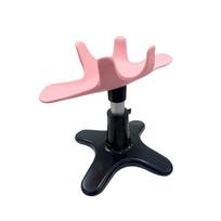 Adjustable Height Pet Grooming Bench Portable Dog Assist Stand Groomer Dog Seat  Pet Bathing rožinė