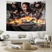 Fast-&-Furious Print Tapestry, Backdrop, Easy Setup, Ideal for Bedroom, Office & Living Room, with Aesthetic Wall Hanging Decor. 150cmx200cm